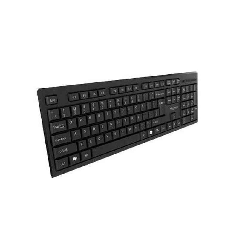 Quantum 7406 Spill Resistant Black Wired Keyboard