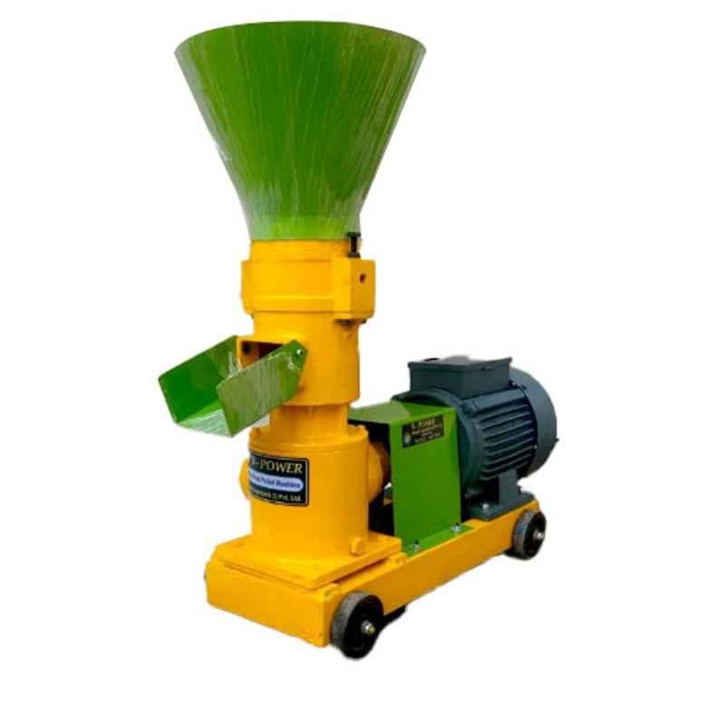 Vinspire 5HP Single Phase Pellet Making Machine for Animal Feed, Capacity: 125-150 kg/hr