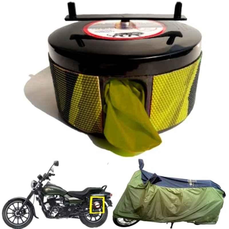 Bike Blazer Green Nylon Taffeta Universal Size Semi-Automatic Bike Body Cover for Bajaj Pulsar 150/180, Pulsar NS125 & Pulsar NS160