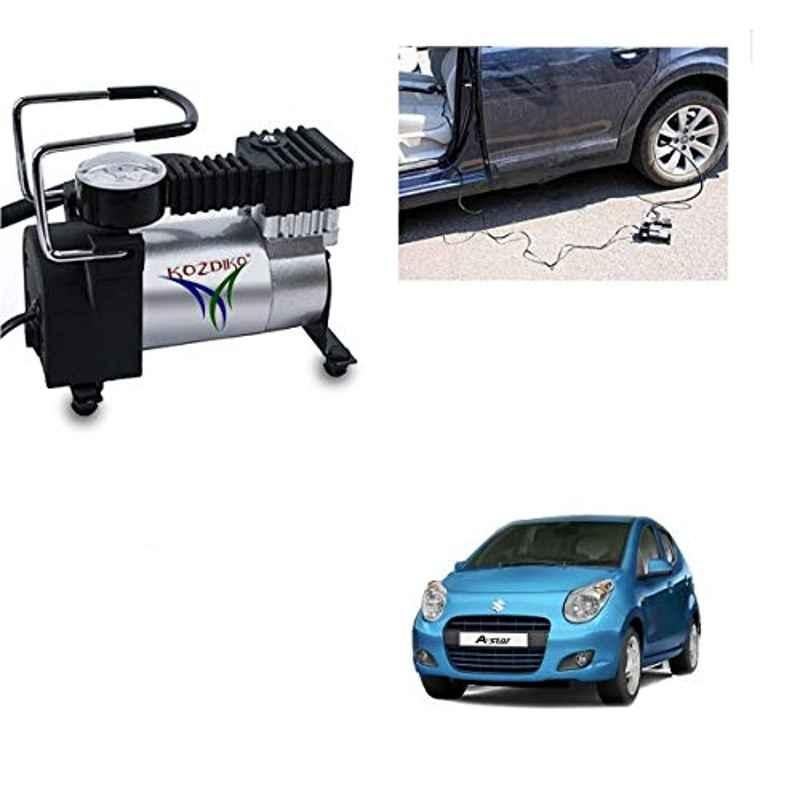 Kozdiko 12V DC Heavy Duty Metal Tyre Inflator for Maruti Suzuki A-Star, Tyre_Inflator_D112
