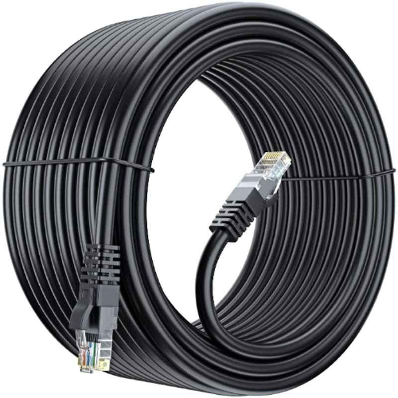 Fedus 100m Black High Speed RJ45 CAT6 Ethernet Patch Cable