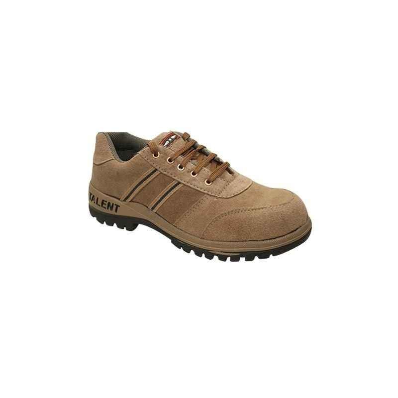 NEOSafe Talent A5007 Steel Toe Brown Work Safety Shoes, Size: 6