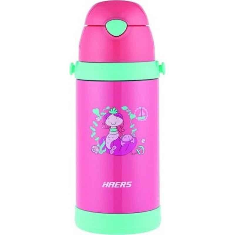 Haers 500ml Stainless Steel Red Kids Bottle, HX-500-11-RED (Pack of 3)
