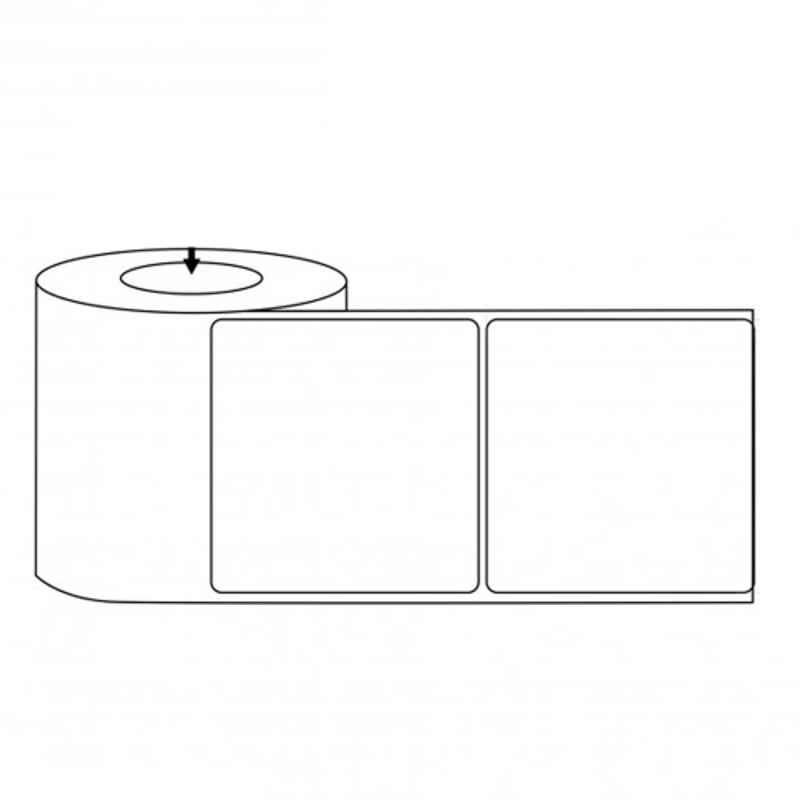 LabelKart 50x50mm Paper White 1UP Direct Thermal Label Roll