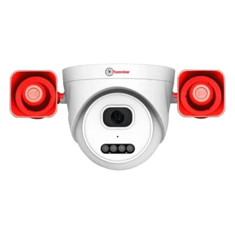 Trueview T18186 3MP HD 1296p 4G CCTV Dome Camera for Home, Shop, Office, Farm, Construction Site & Sim Based Camera with Siren