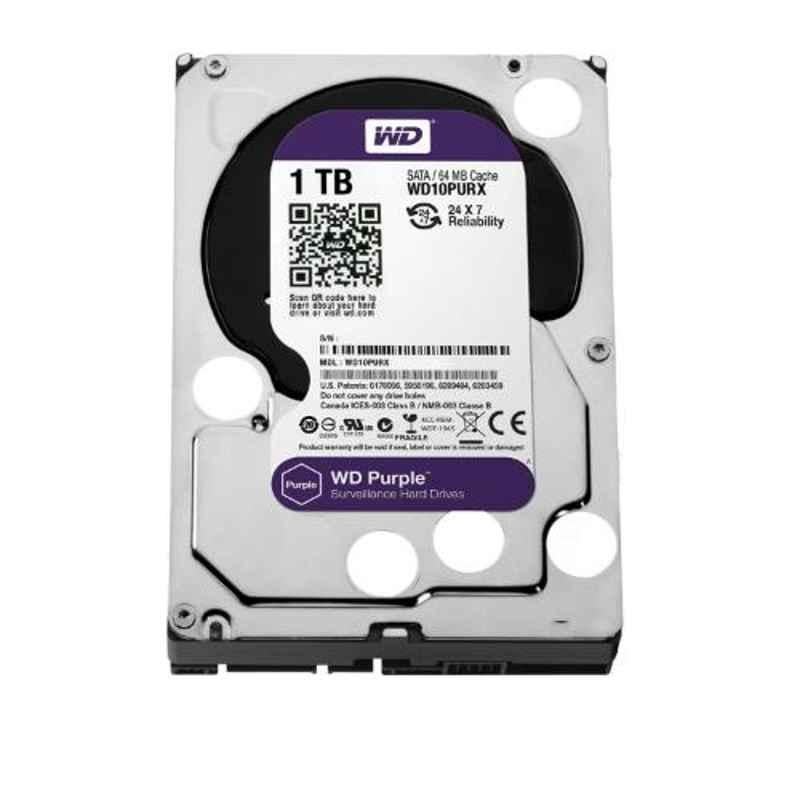 WD 1TB Internal Hard Disk, WD10PURX
