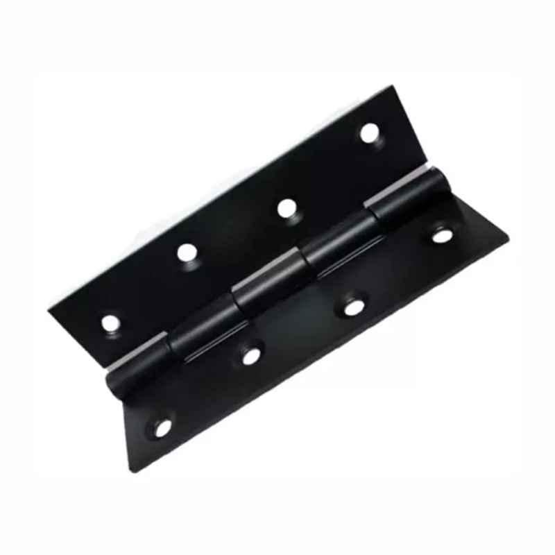 RiseOm 5 inch Brass Black Finish Door Butt Hinge, UN-P35R-VN0J (Pack of 12)