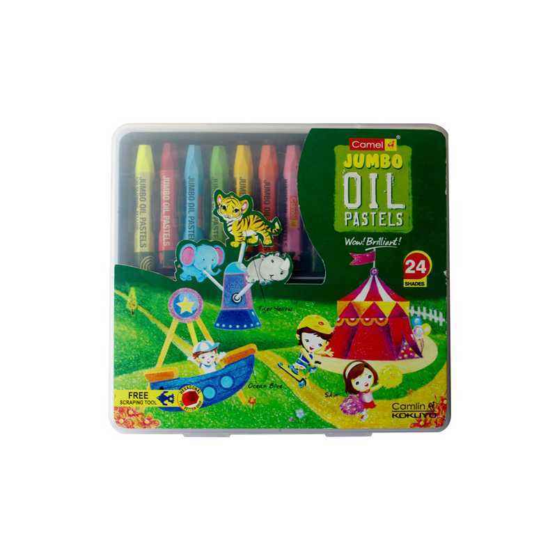 Camlin Jumbo 24 Shades Oil Pastels, 4335524