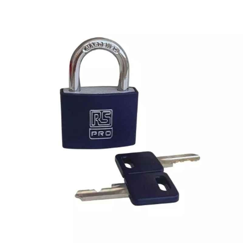 RS Pro 6x43mm Brass Key Padlock, 1958237
