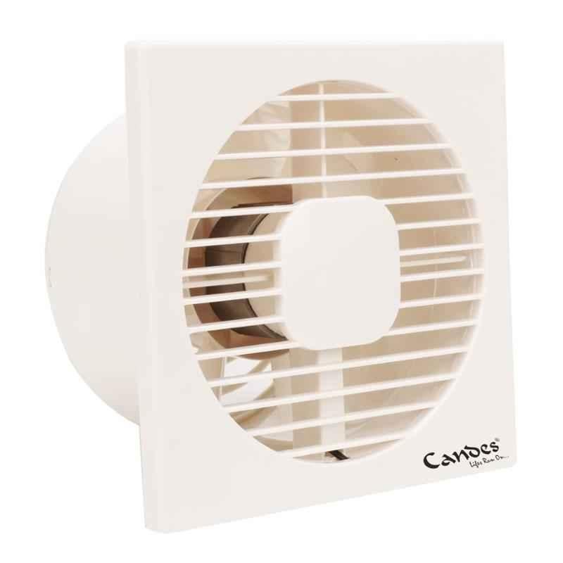 Candes 7 Blades High Velocity Ivory Axial Exhaust Fan, Sweep: 150 mm (Pack of 4)