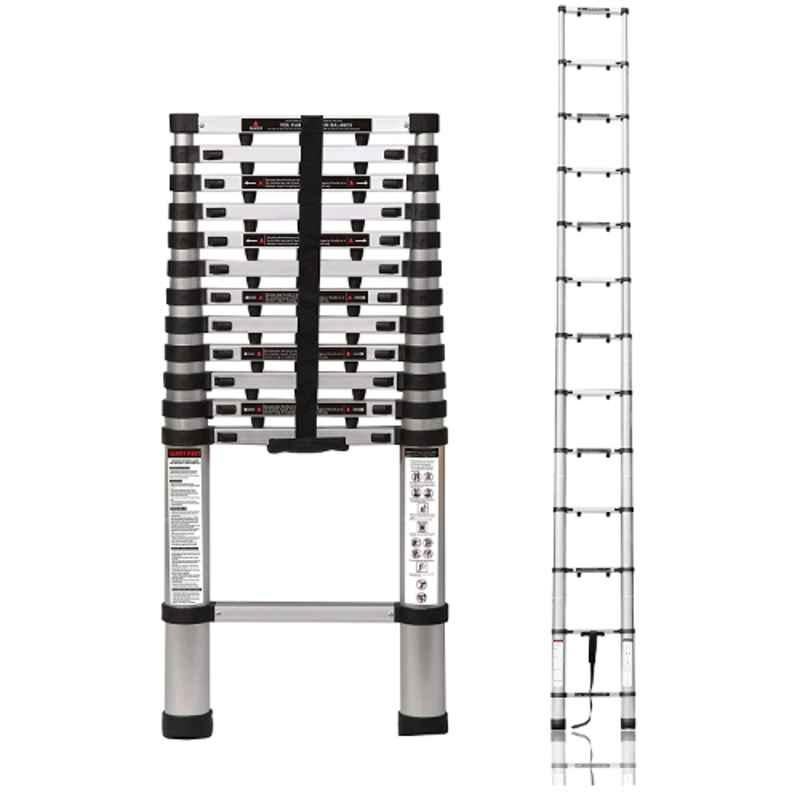 Corvids 13 Step 16.5ft Aluminium Foldable Telescopic Ladder, CALT-FP50