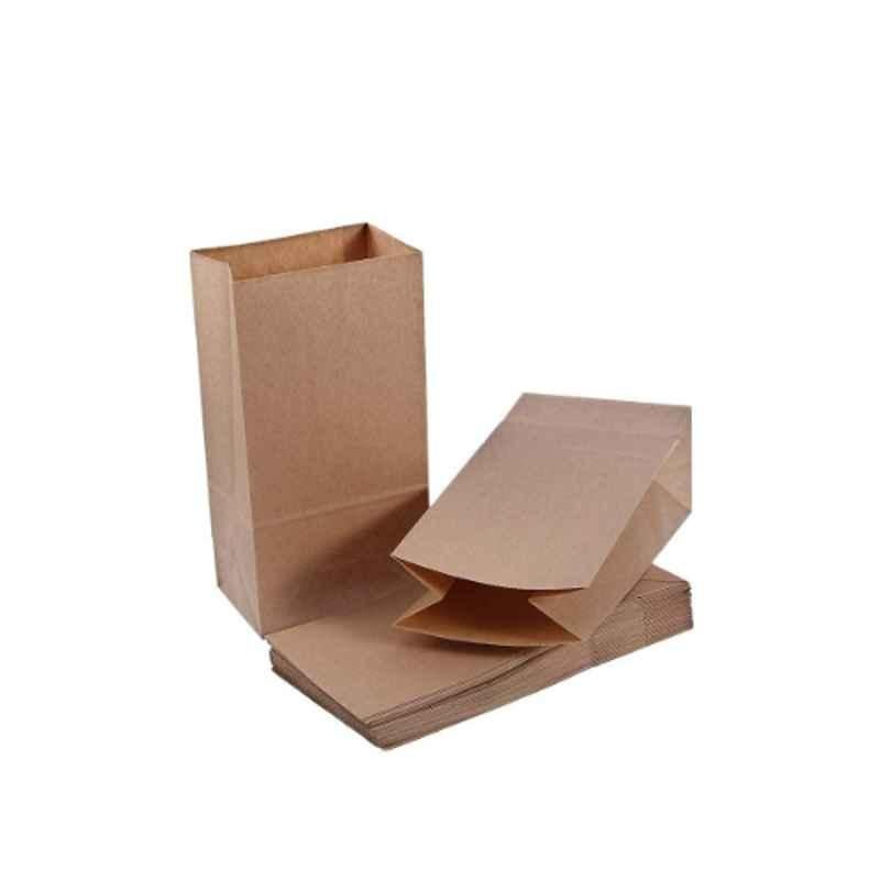 PRB Bags Brown Large Kraft Paper Bag (Pack of 50)