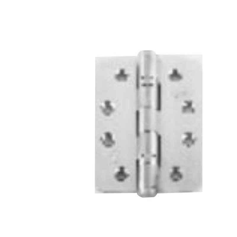 Hettich 2 Pcs 4x3x3 inch Stainless Steel Round Corner C-Hole Pattern Hinge Set with Ball Bearing, 9268384