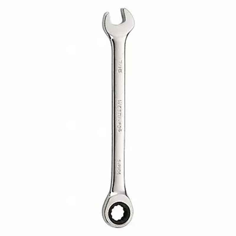 Westward 6-1/2 inch Alloy Steel Chrome Ratchet Wrench, 54PN26