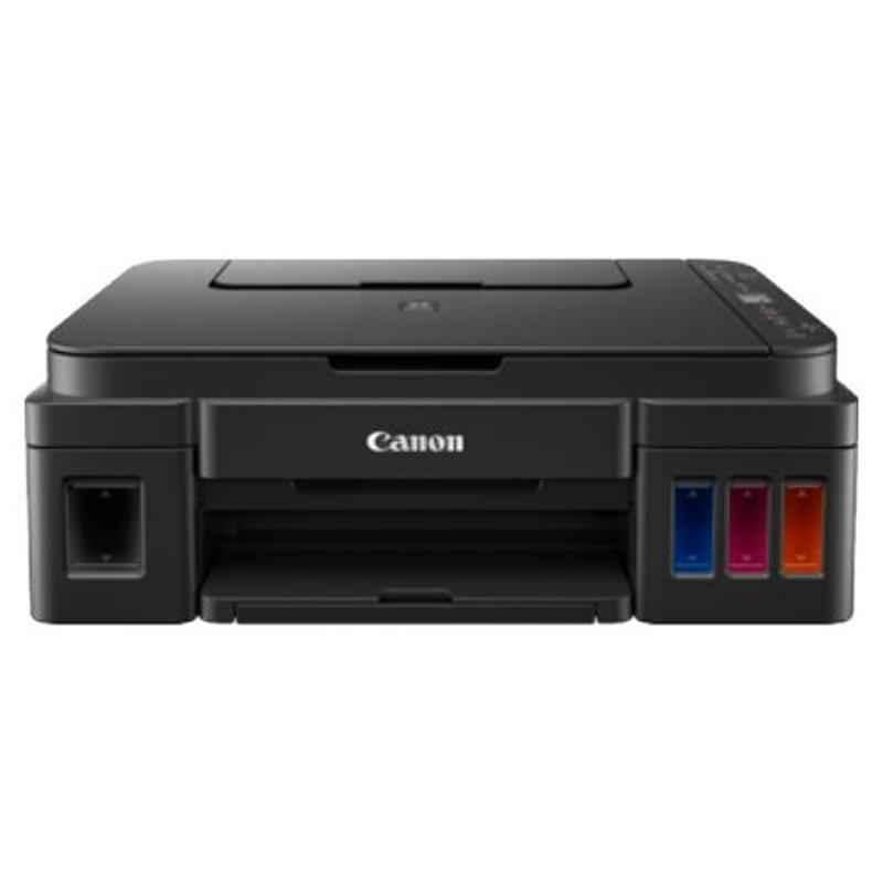 Canon Pixma MegaTank G3010 All-in-One Color Ink Tank Printer, WiFi, For Home & Office use, High Volume Printing, 8.8ipm Mono and 5ipm Color, Black