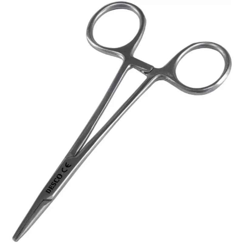 Desco 5 inch Stainless Steel Straight Mosquito Forceps, MFS