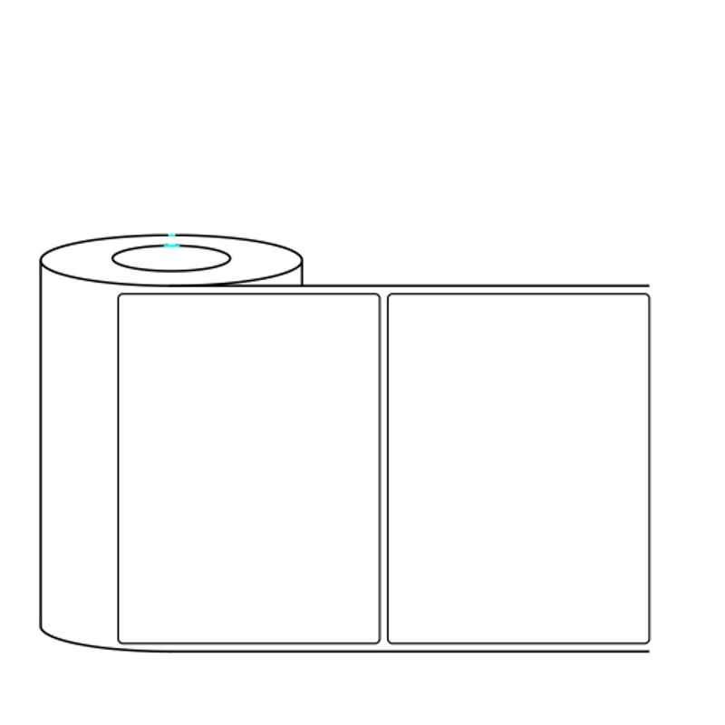 LabelKart 100x75mm Paper White Chromo Label Roll