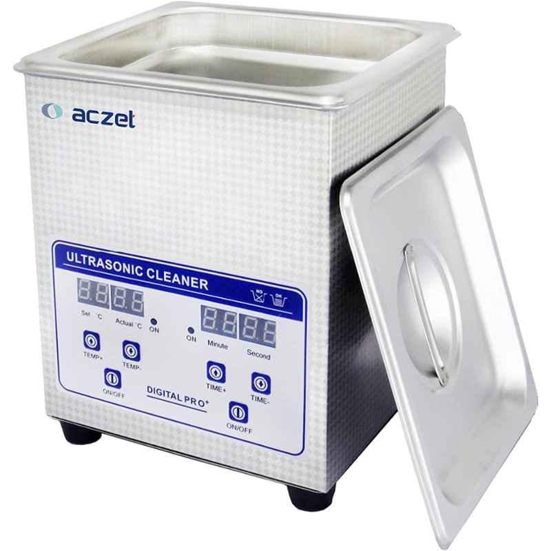 Aczet 2L Stainless Steel Ultrasonic Cleaner, CUB 2 Degas