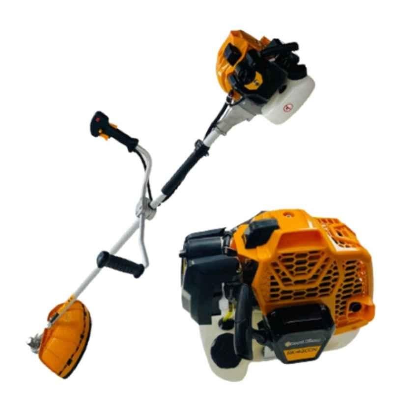 Royal Kissan 2.8HP 43CC 2 Stroke Side Pack Brush Cutter with 80T, 2T & Nylon Trimmer Blades, RK-43CCN