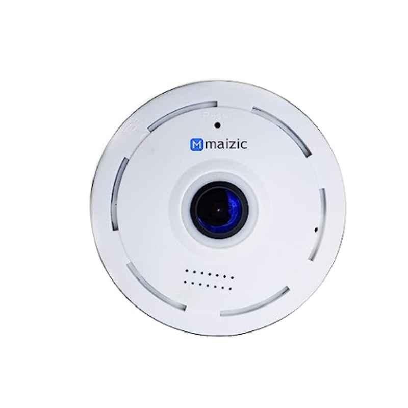 Maizic Smarthome 1.3MP Fish Eye 360 Degree Panoramic Wi-Fi Camera with IR Night Vision, Live View, 2 Way Audio & Motion Detection