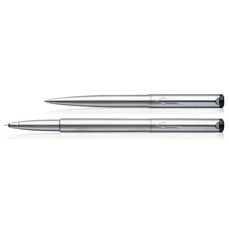 Parker Vector Stainless Steel CT Roller & Ball Pen, 9000012629