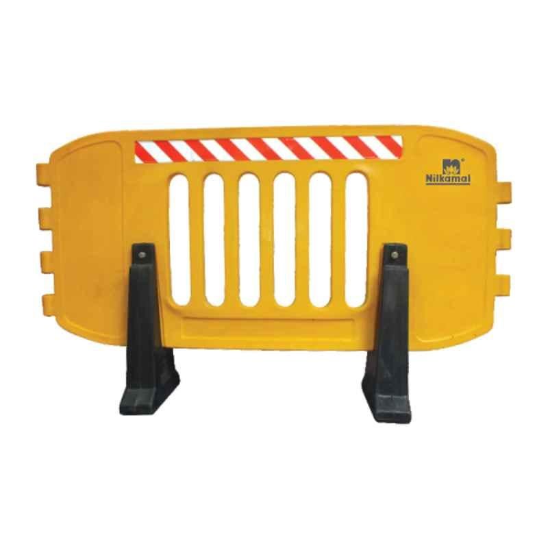 Nilkamal 2160x400x1250mm LLDPE Red & Yellow Safety Barricade, RMBPF21041000