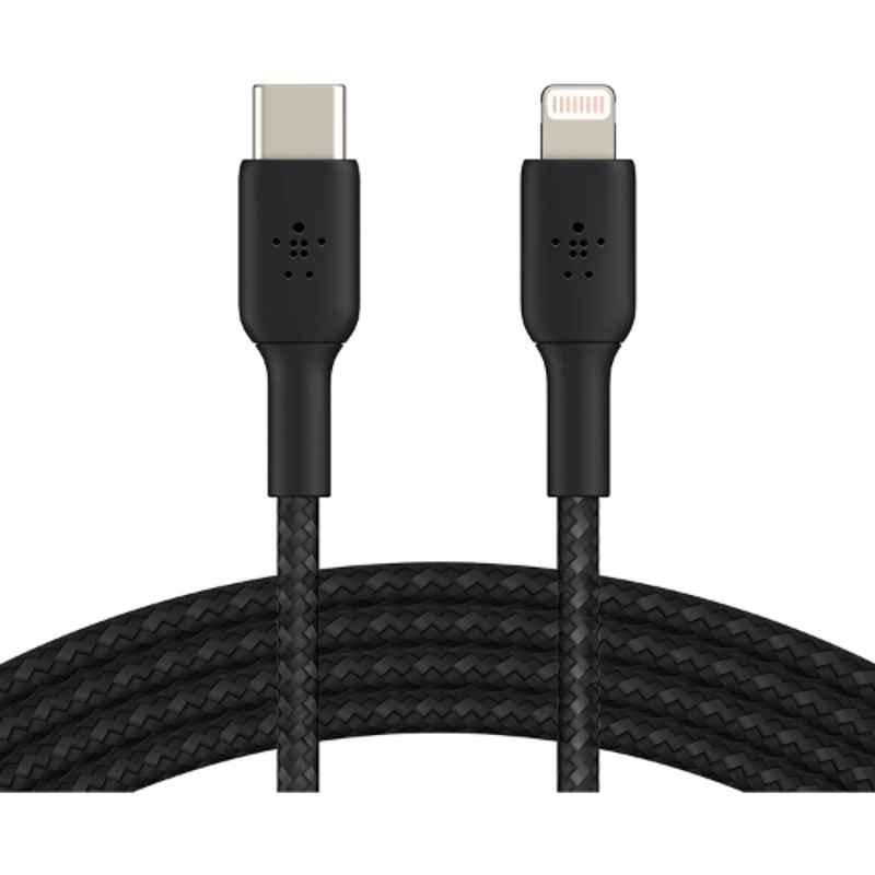 Belkin 1m Black Apple Certified Lightning to Type C Cable, CAA004bt1MBK