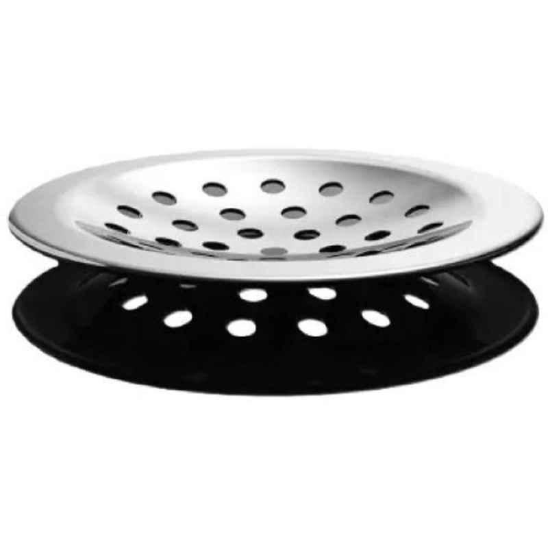 Neelkund 12.7cm Stainless Steel Round Push Down Floor Strainer