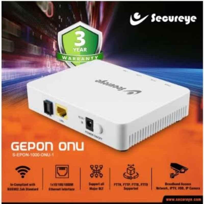 Secureye Onu Single Band Network Hub, S-EPON-1000-ONU-2