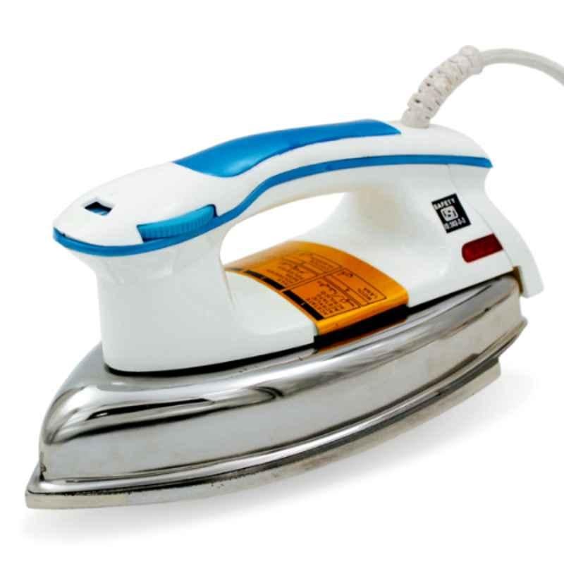 Nissan 750W Plastic White & Blue Automatic Dry Iron, NS005-1 (Pack of 2)