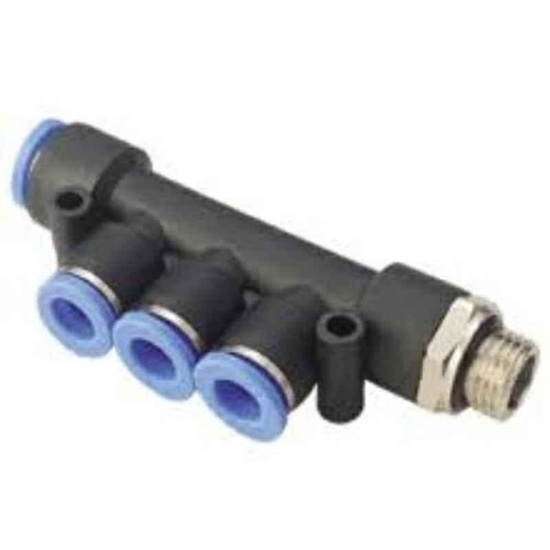 Aeroflex 10-10-8-8-8 Unequal Triple Branch Reducer KG