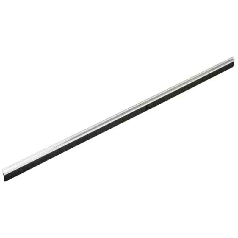 RS Pro 25mm Black Aluminium & Nylon Brush Strip, 3269836