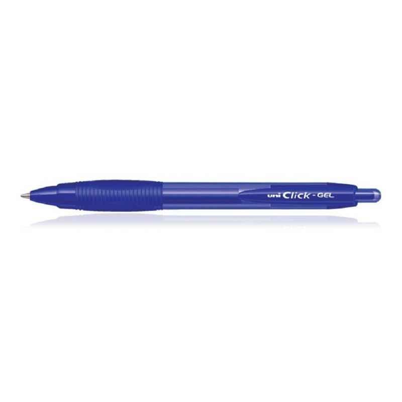 Uniball XSG-R7 Green Click Gel Gel Pen (Pack of 4)