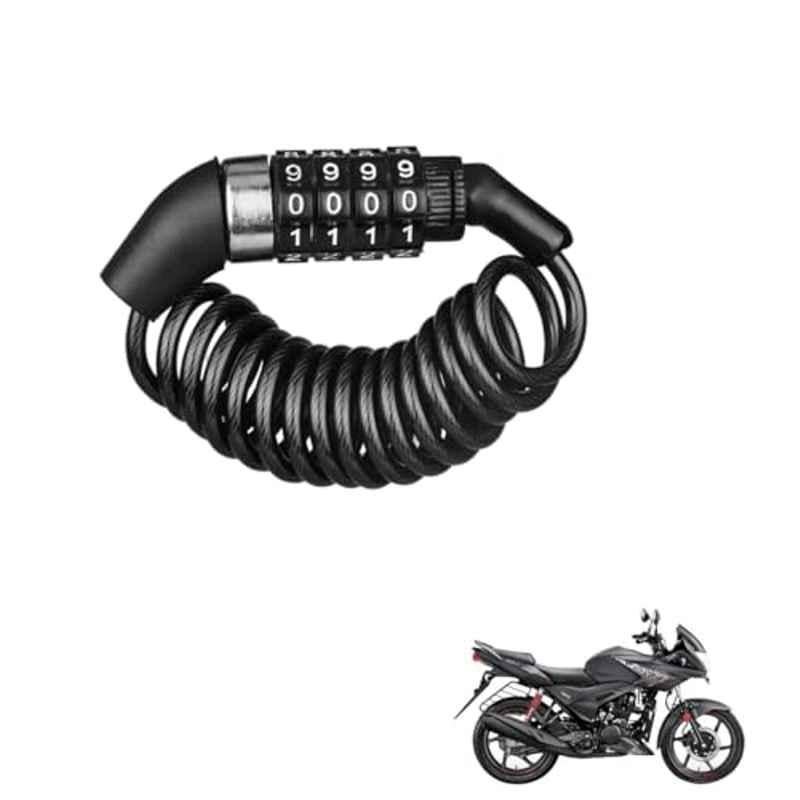 Kozdiko Plastic Black Resettable Password Multi-Use Cable Lock for Hero Ignitor