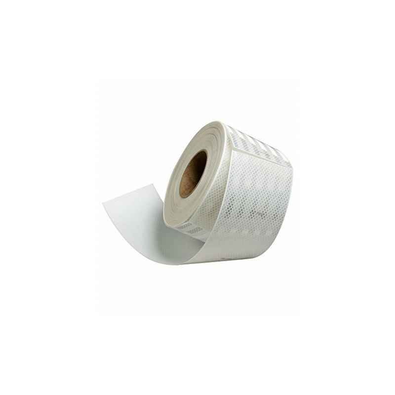 Clickforsign 2 Inch White Reflective Adhesive Tape, 2 feet