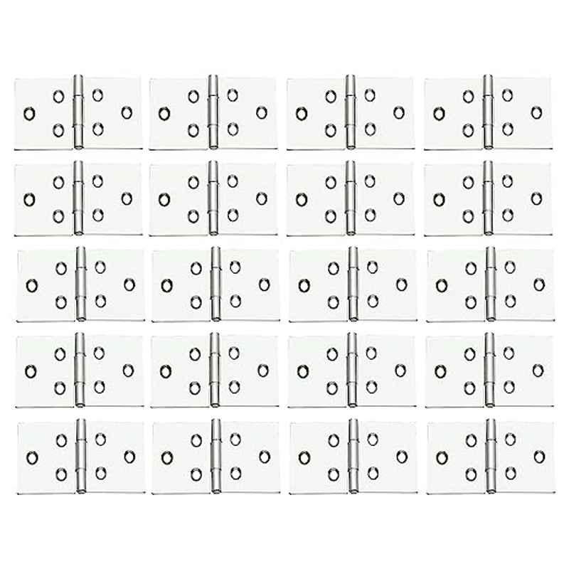 Screwtight 1.5 inch Iron Back Flap Butt Hinge, S172103BZP-20 (Pack of 20)