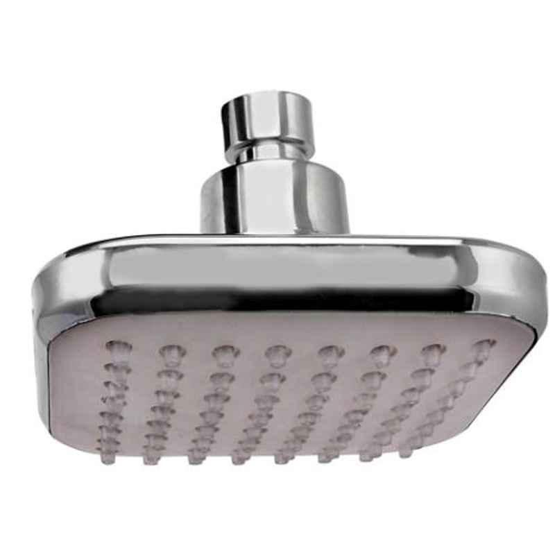 Drizzle Cruz Plastic Chrome Finish Silver Overhead Shower, ACRUZOH