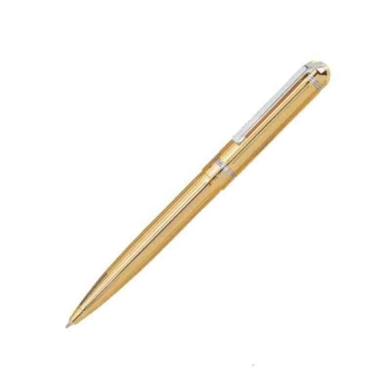 Pierre Cardin Blue Ink Crown Bright Gold Exclusive Ball Pen