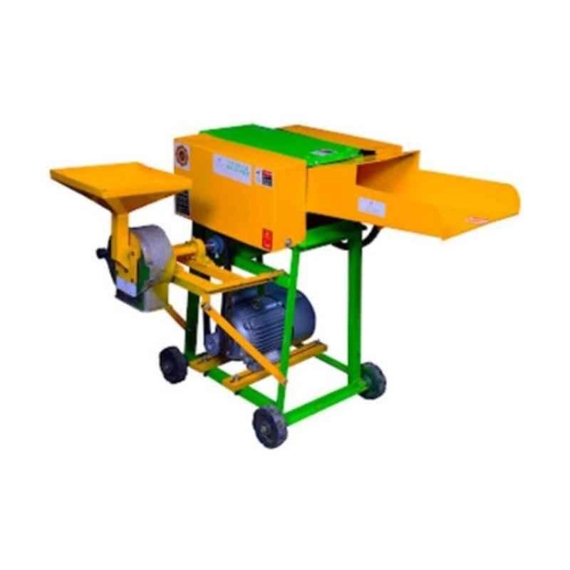 VSAN 3HP 800kg/hr 3 in 1 Single Phase Chaff Cutter Machine