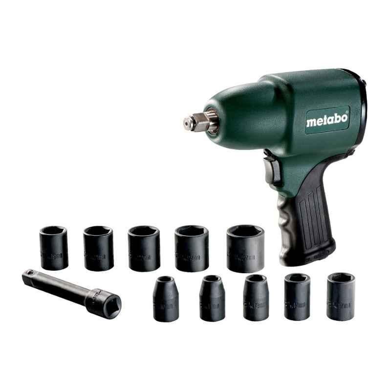 Metabo DSSW 360 1/2 Inch Compressed Air Impact Wrench Set, 604118500