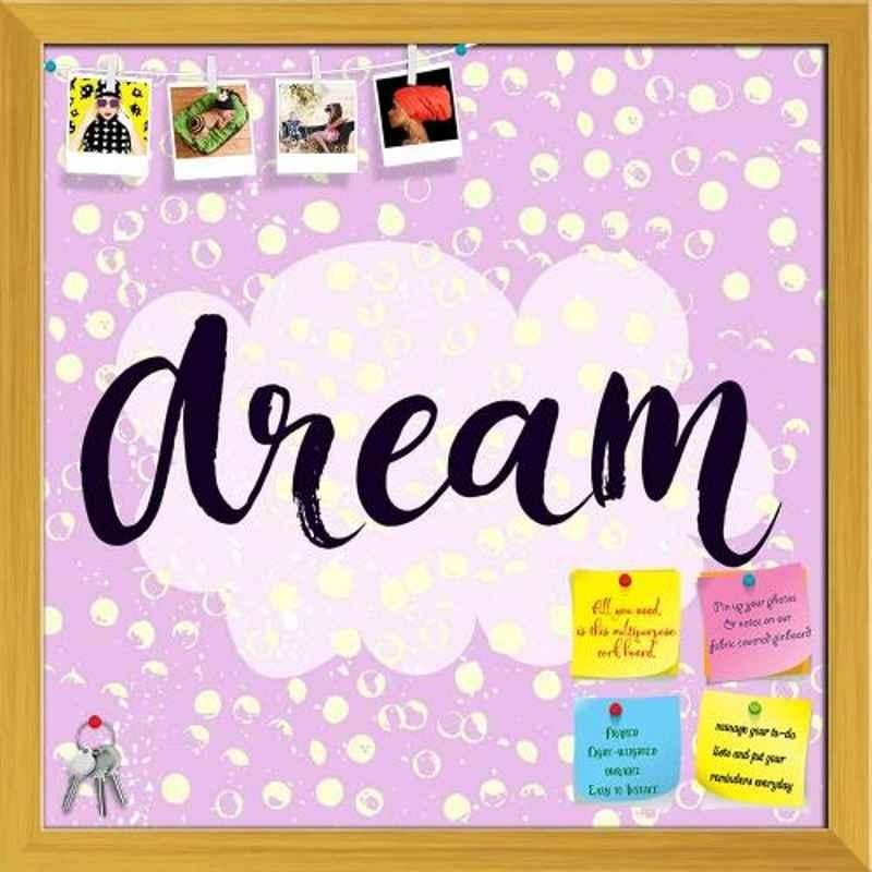 ArtzFolio 50.8x50.8x1cm Golden Printed Bulletin Notice Pin Soft Board, AZSAO44652839BLB_FR_L_03_GD