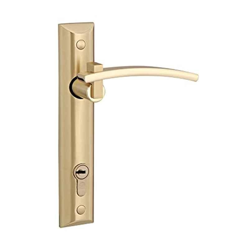 Bonus Olive1 75mm Brush Brass Both Side Key Mortice Lock Set