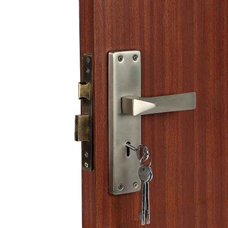 Saze 70 mm â€ŽStainless Steel â€ŽMatt Finish Mortise Door Lock for Main Door, CRZ022
