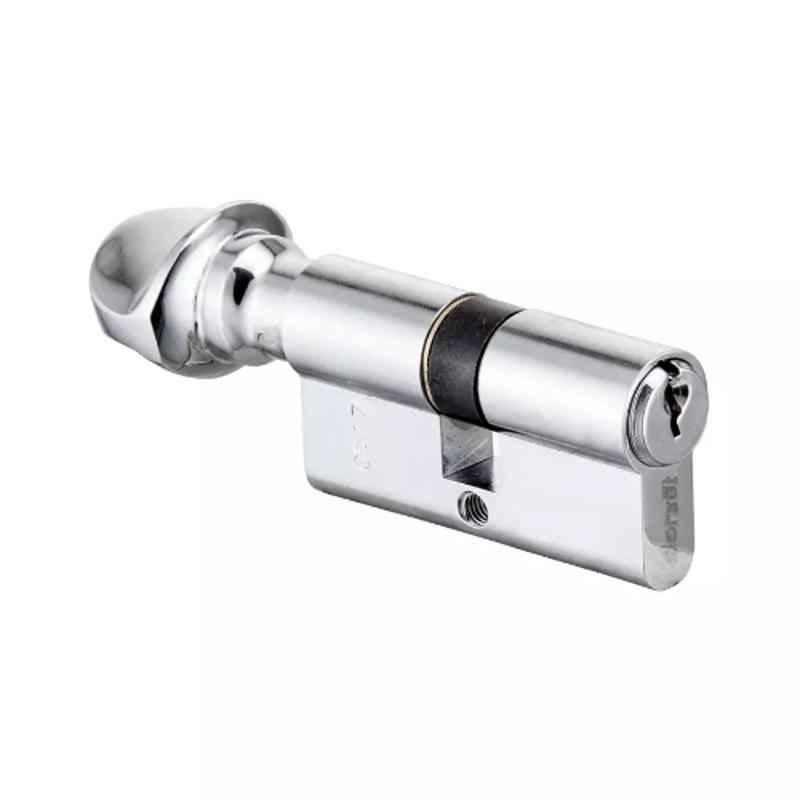 Dorset Defender DF 204 SS 80mm Stainless Steel Silver Satin Finish Euro Profile Pin Cylinder Lock (Pack of 3)