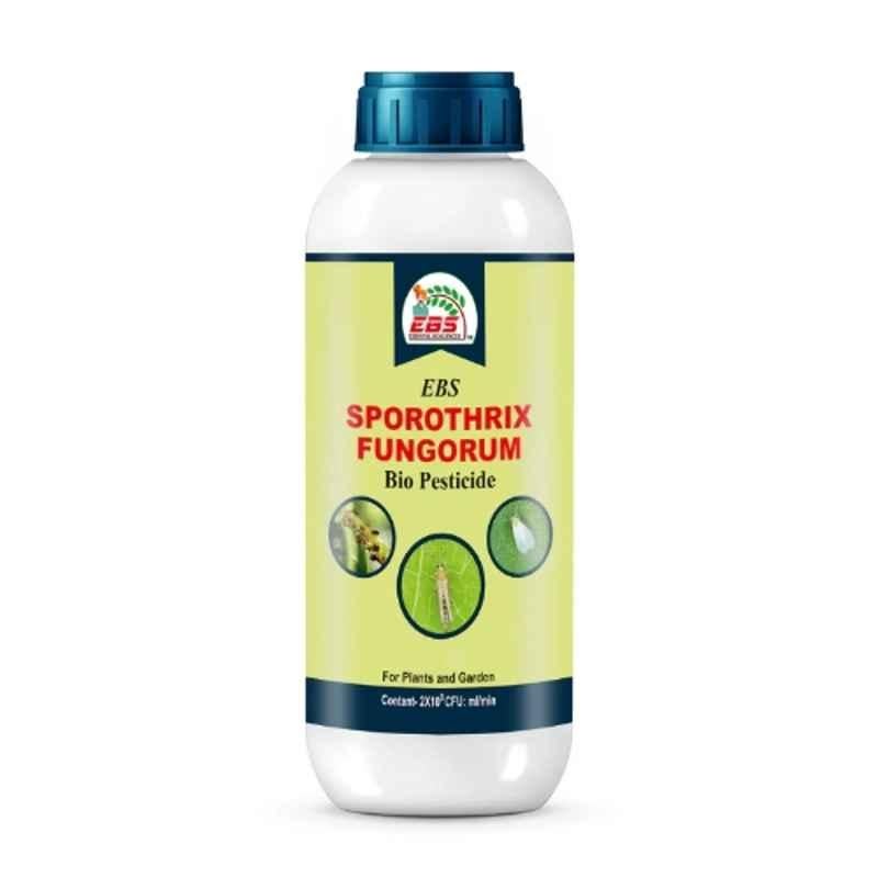 EBS 1 Litre Sporothrix Fungorum Bio Pesticide for Control All Types Mites on All Crops (Pack of 5)
