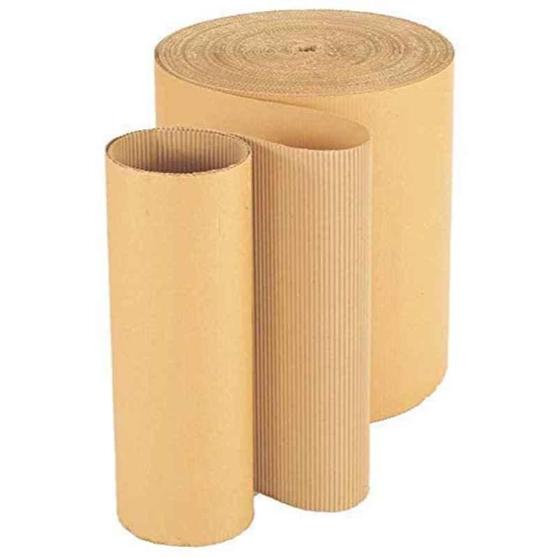 MM WILL CARE 20m Brown Paper Corrugated Packing Roll, MMWILL201