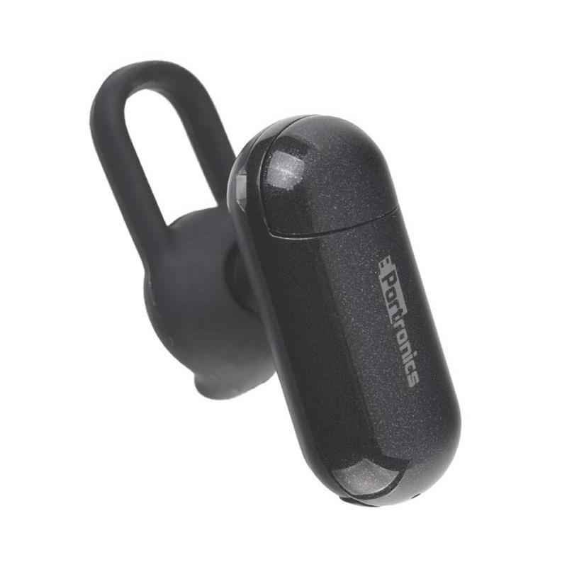 Portronics Harmonics Capsule POR 889 Black Bluetooth Headset