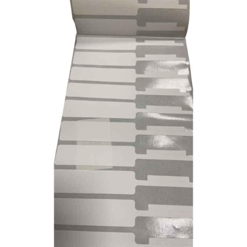 LabelKart 100x15mm Paper White Chromo Label Roll