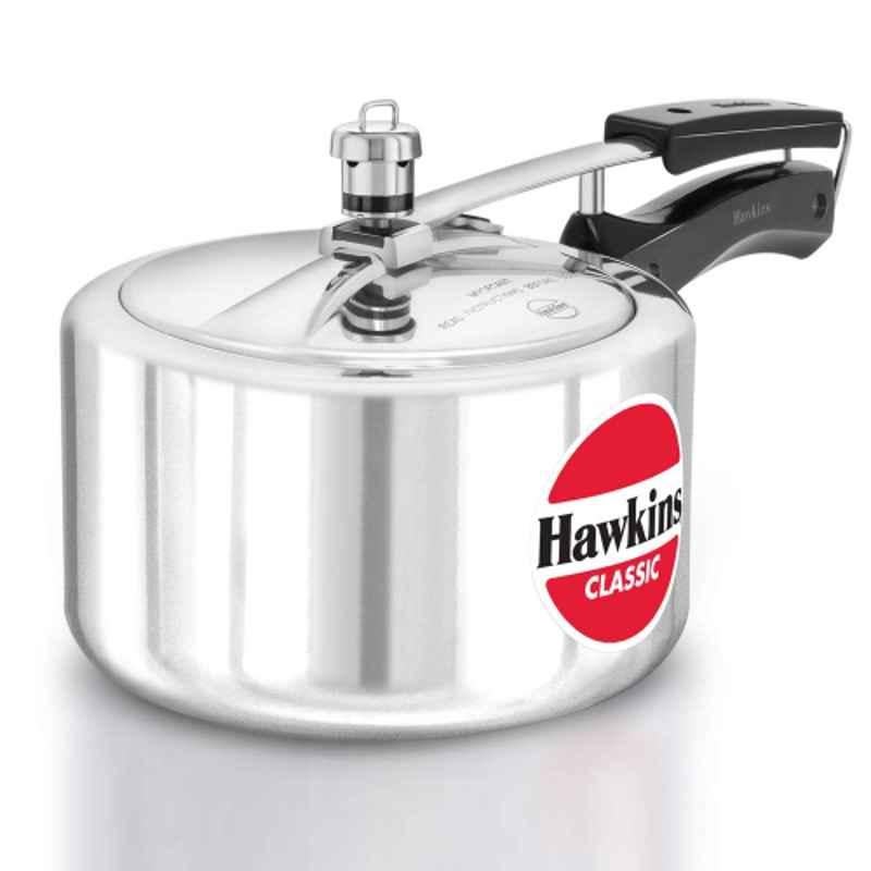 Hawkins Classic 3L Aluminium Silver Pressure Cooker, HK-KW-CL3W