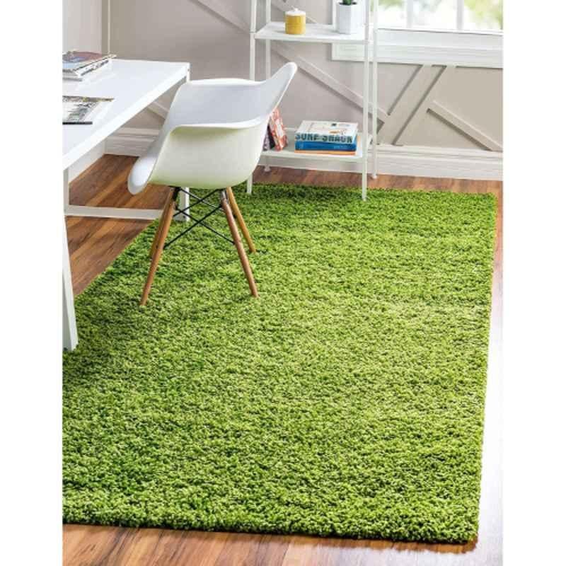 Carpetify 3x5ft Green Home Furnishing Modern Shaggy Carpet Rug, 1025YY4ZJC0